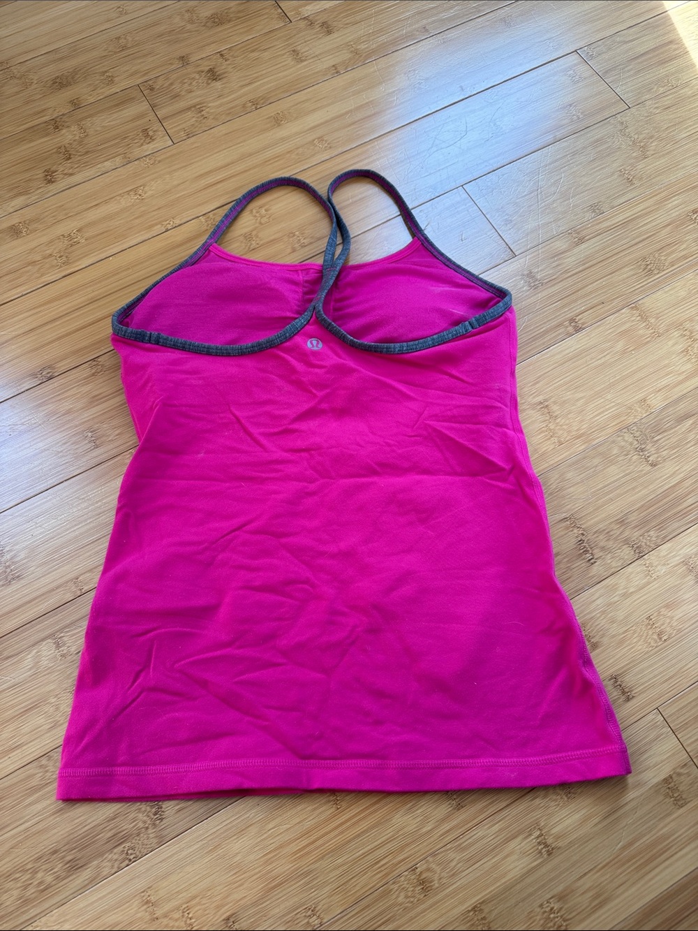 lululemon athletica Magenta Slim Racerback Camisole with Dark Trim